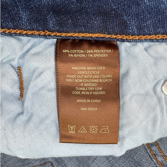 Kut from the Kloth Katy Straight Leg Jeans 24W Blue High Rise Ankle Medium Wash - Picture 10 of 14